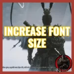 Increase Size & Outline for Subtitle Font Black Myth: Wukong MOD INCREASE FONT SIZE Black Myth Wukong MOD